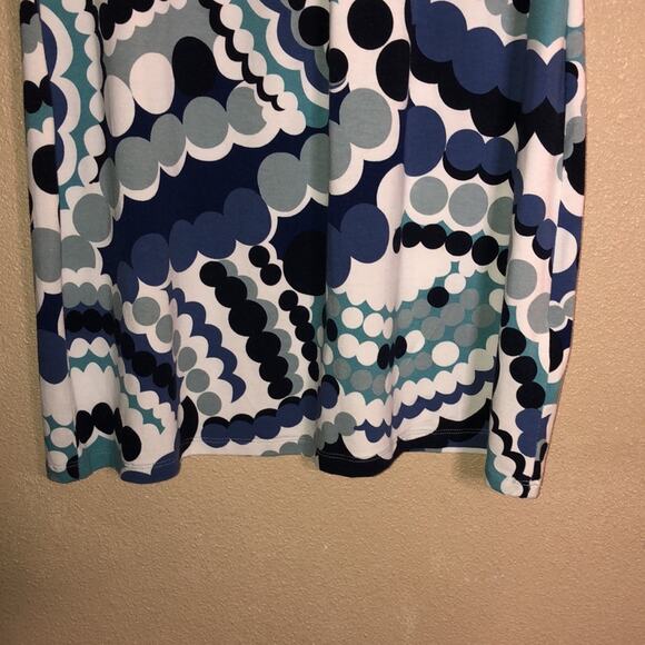 Boden Professional Boho Hippie Girlie Blue Green Rhinestone Collar Midi Dress 6 - Picture 4 of 9